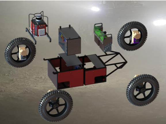 4 wheel best sale drive robot design