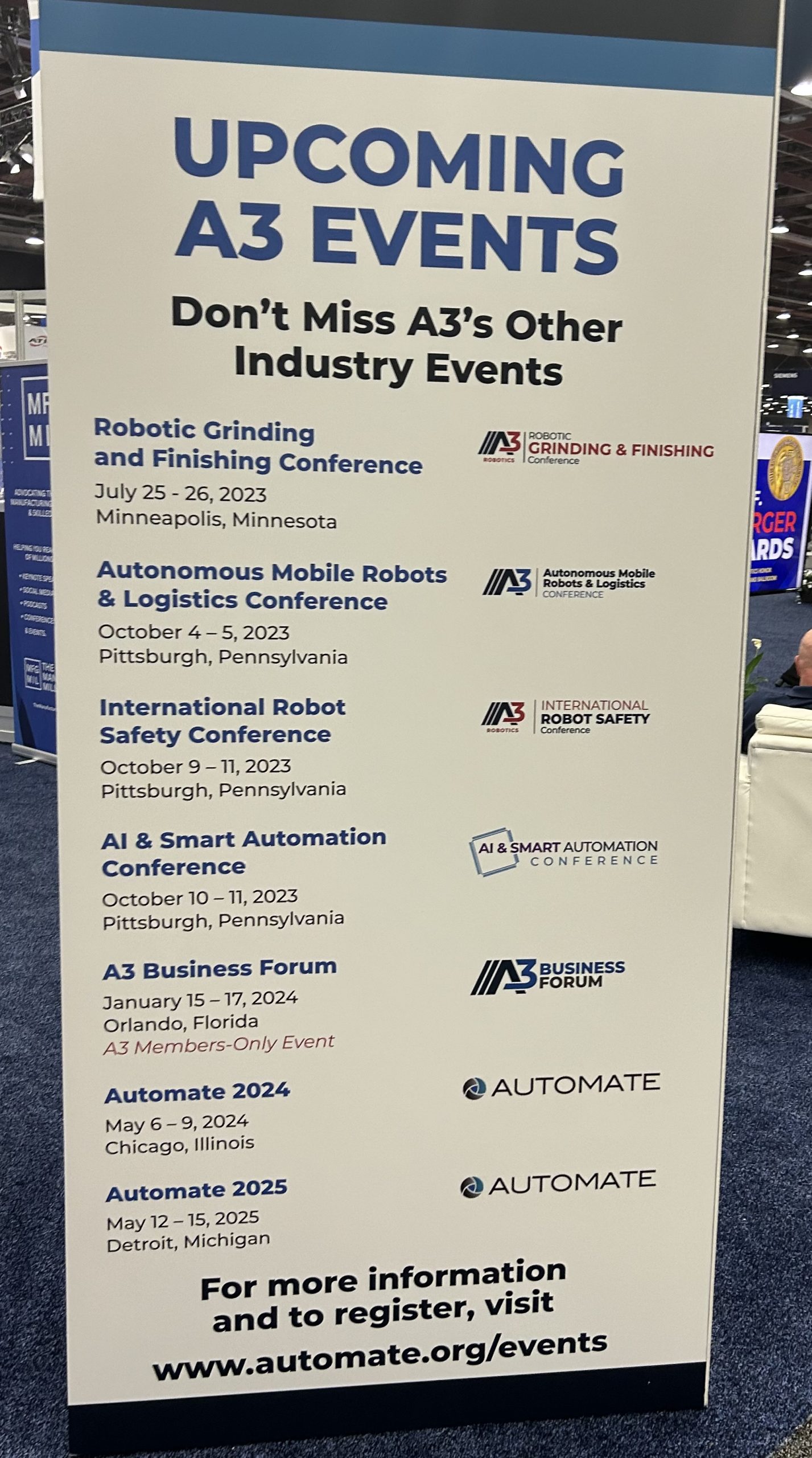 Automate 2023 Robots For Roboticists